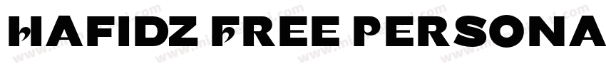 Hafidz Free Persona字体转换